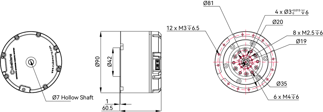CubeMars AKH70-16 KV41
