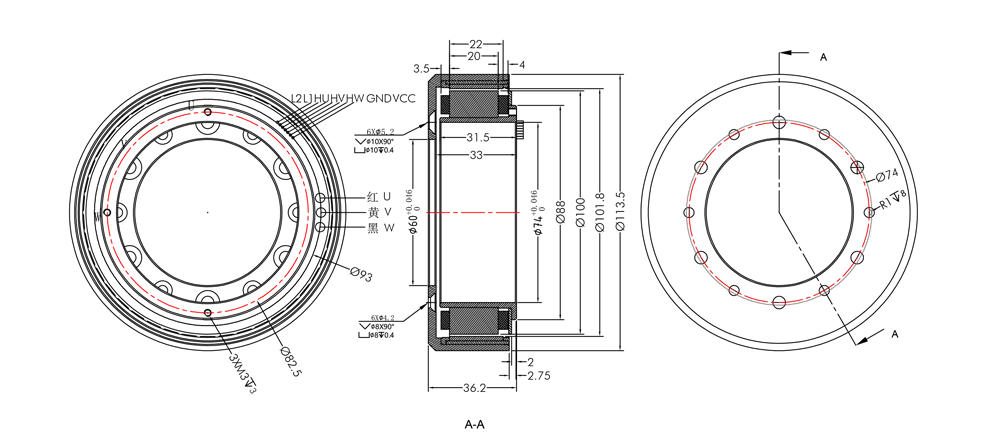 CubeMars RO100-KV55